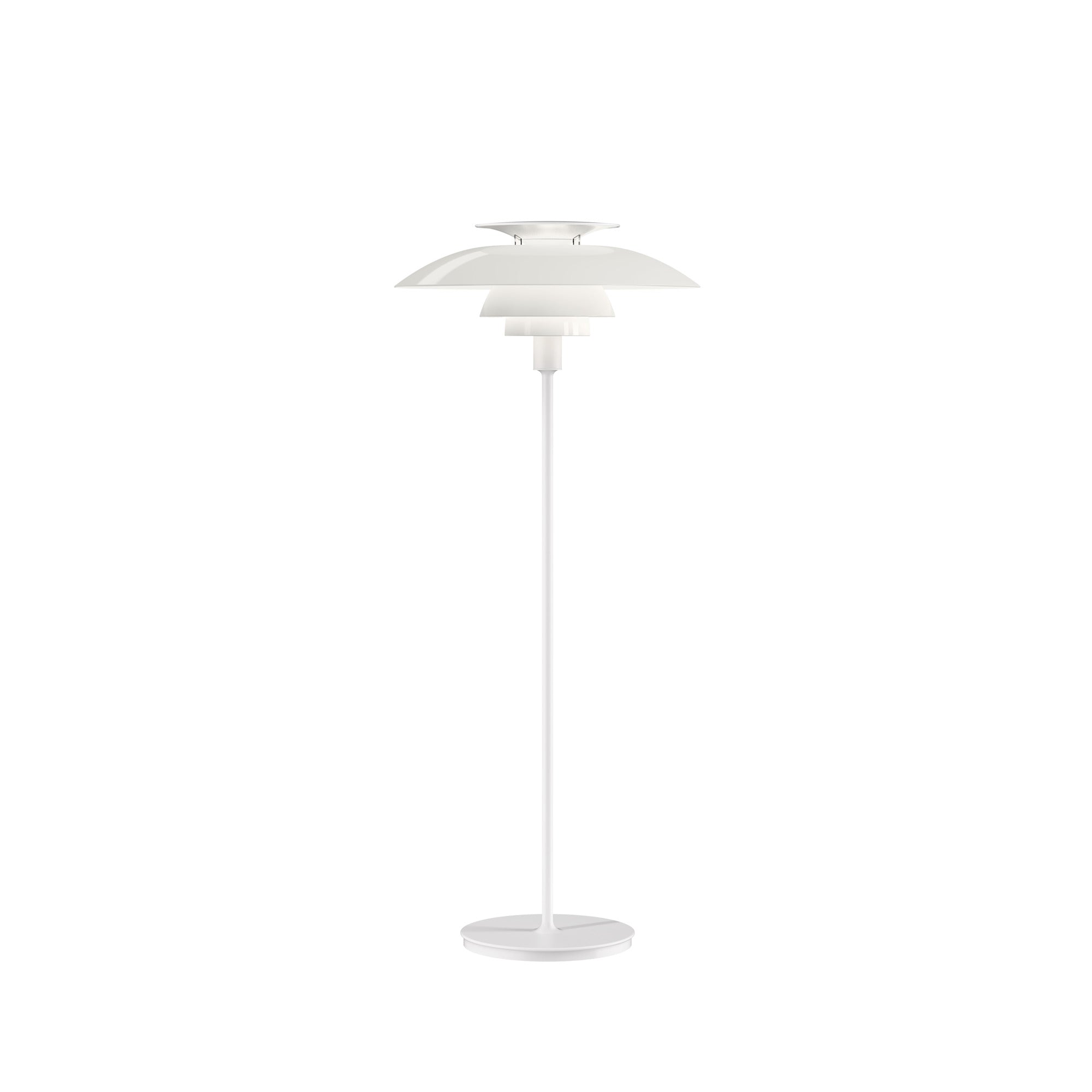 Louis Poulsen - PH 80 Gulvlampe Hvid Opal Akryl/Hvid