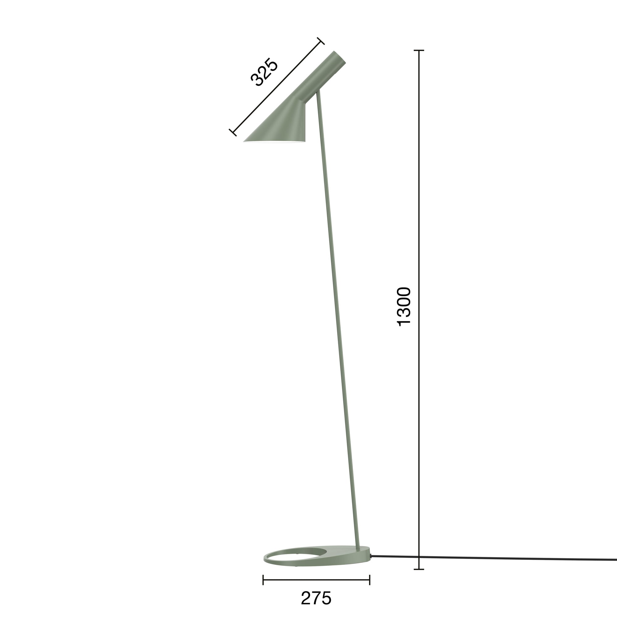 Louis Poulsen - AJ Gulvlampe - Pale Petroleum