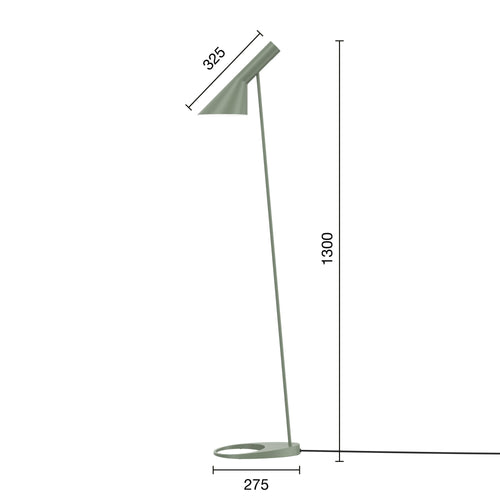 Louis Poulsen - AJ Gulvlampe - Pale Petroleum