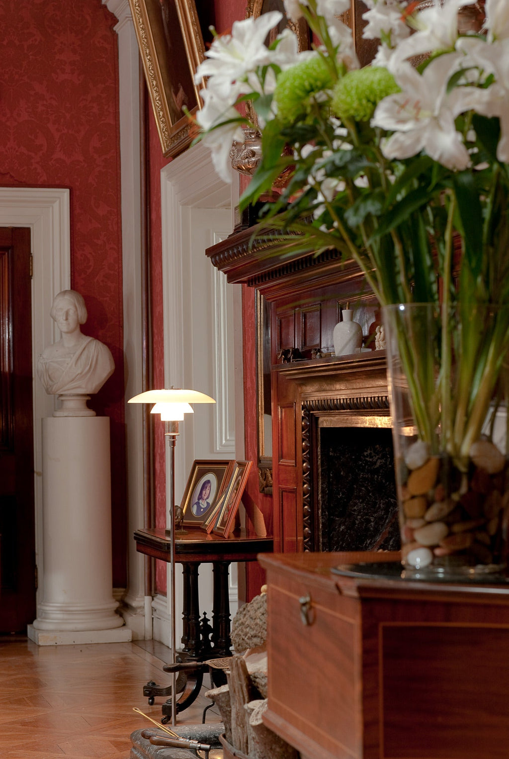 Louis Poulsen - Lampa podłogowa PH 3½-2½ - Chrom połysk