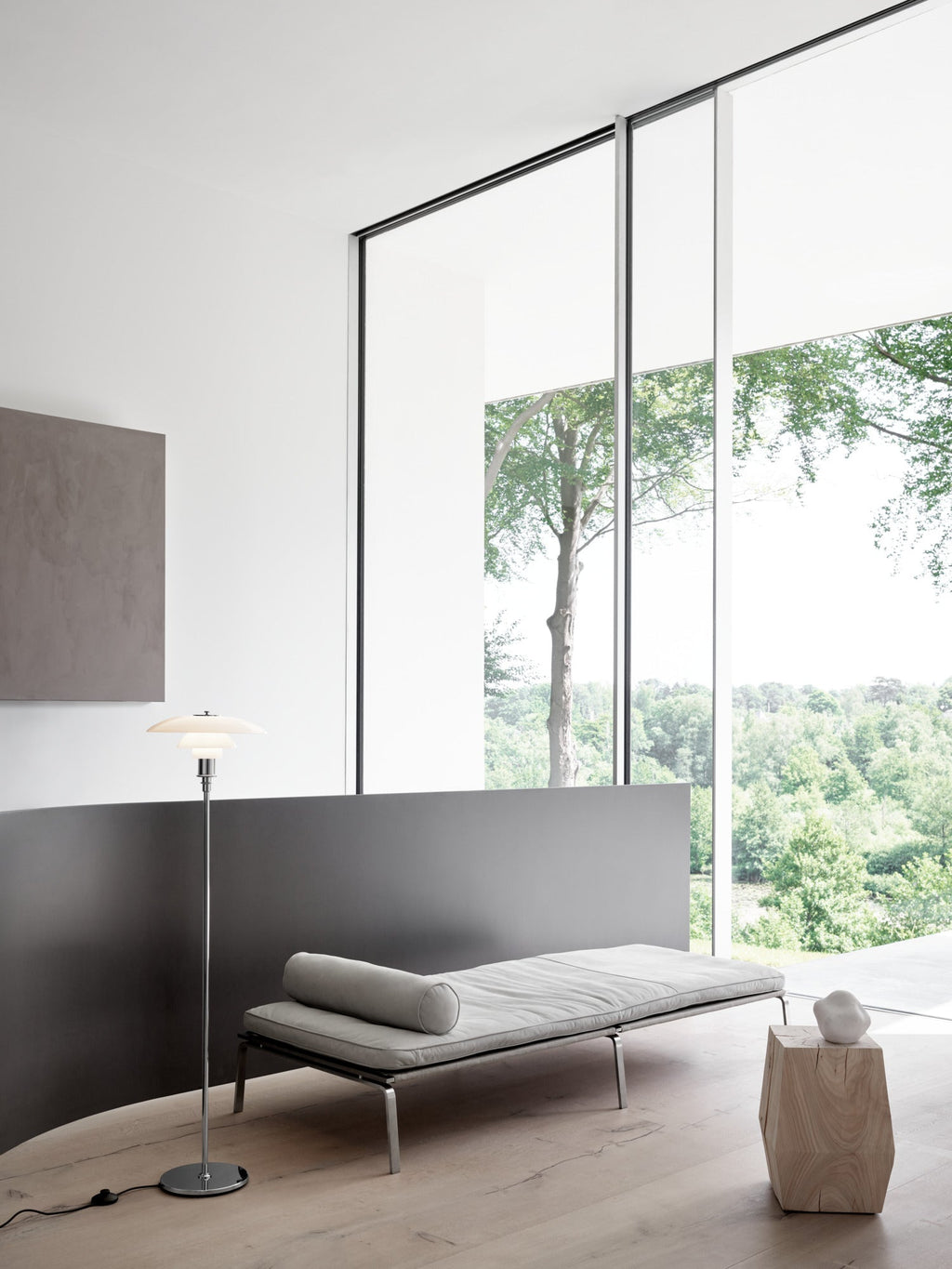 Louis Poulsen - Lampa podłogowa PH 3½-2½ - Chrom połysk