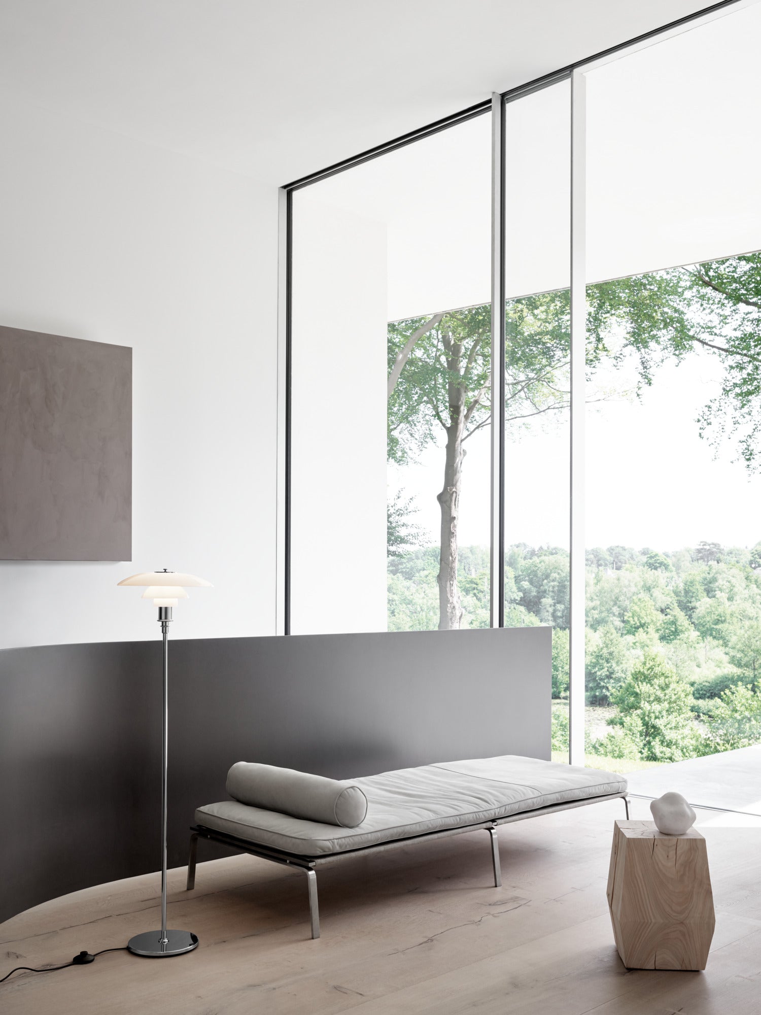 Louis Poulsen - Lampa podłogowa PH 3½-2½ - Chrom połysk